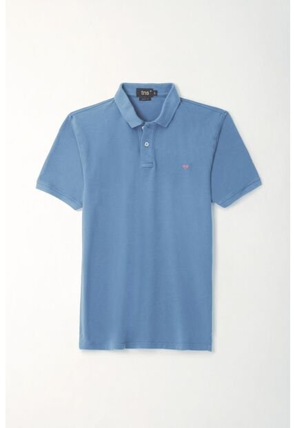 Tennis Polo Azul Con Raqueta Multicolor Para Hombre