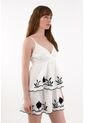 Tennis Vestido Corto Con Boleros Crudo Con Detalle Fruncido Para Mujer Con Acabado Suave de Tennis