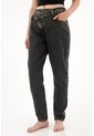 Tennis Jean Mom Tiro Alto En Black Denim Para Mujer de Tennis