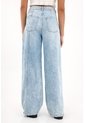 Tennis Jean Wide Leg Asimétrico De Tiro Bajo Para Mujer de Tennis
