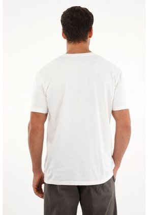 Tennis Camiseta Oversize Manga Corta Crudo Para Hombre