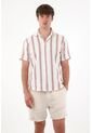Tennis Camisa Con Diseño A Rayas Con Diseño Limpio Para Hombre de Tennis