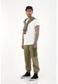 Tennis Pantalón Con Parches Y Bota Enresortada Verde Para Hombre de Tennis