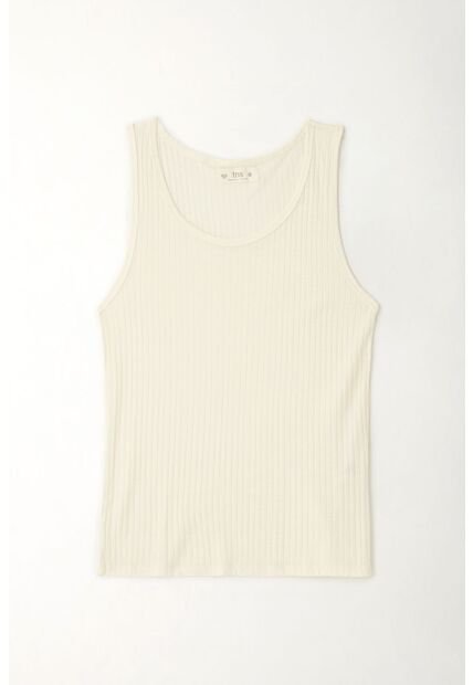 Tennis Camiseta Manga Sisa Crudo Entallada Para Mujer De Silueta Ajustada
