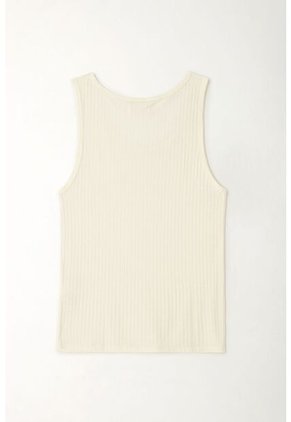Tennis Camiseta Manga Sisa Crudo Entallada Para Mujer De Silueta Ajustada