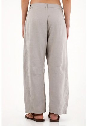 Tennis Pantalón Horseshoe En 100% Lino Para Mujer