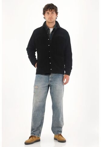 Tennis Chaqueta En Gamuza Sintética Negra Para Hombre Tennis