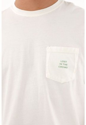 Tennis Camiseta Manga Corta Con Bolsillo Para Hombre