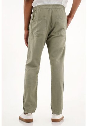 Tennis Pantalón Jogger Verde Bota Recta Para Hombre