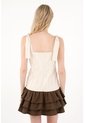 Tennis Vestido Corto De Escote Recto Crudo De Ajuste Cómodo Para Mujer de Tennis