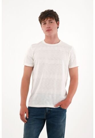 Tennis Camiseta Básica A Rayas Crudo Para Hombre Tennis