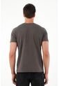 Tennis Camiseta Regular Fit Manga Corta Gris Para Hombre de Tennis