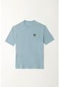 Tennis Camiseta En Jersey Flamé Azul Para Hombre de Tennis