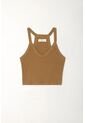 Tennis Camiseta Con Cuello En V Café Para Mujer de Tennis