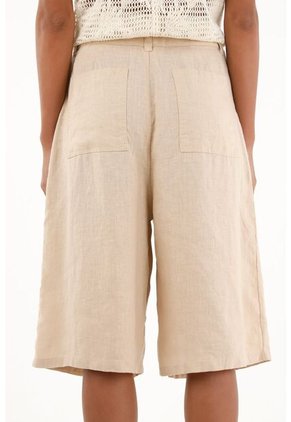 Tennis Bermuda Larga Café Para Mujer