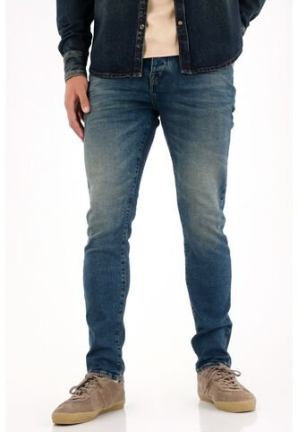 Tennis Jean Skinny Cinco Bolsillos Azul Para Hombre Tennis