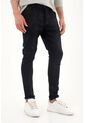 Tennis Jean Super Skinny De Tiro Medio Con Efecto Cuero Para Hombre de Tennis