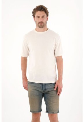 Tennis Bermuda En Denim Azul Para Hombre
