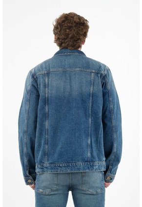 Tennis Chaqueta Lavado Azul Oscuro Para Hombre