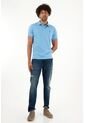 Tennis Polo Azul Licrada Para Hombre de Tennis