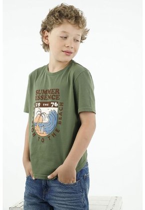 Camiseta Verde Para Niño