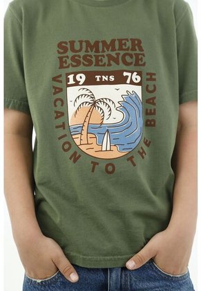 Camiseta Verde Para Niño