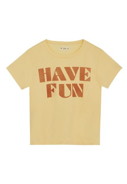 Tennis Camiseta Con Estampado Amarilla Para Mujer