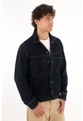 Tennis Chaqueta En Denim Azul Para Hombre