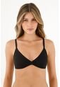 Top Negro Tipo Bralette Para Mujer de Tennis