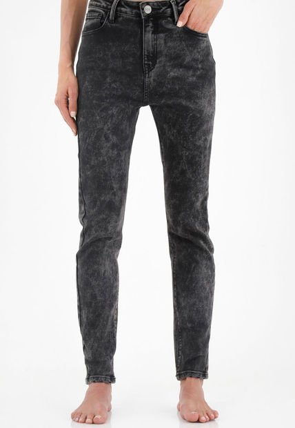 Jean Slim Negro Para Mujer