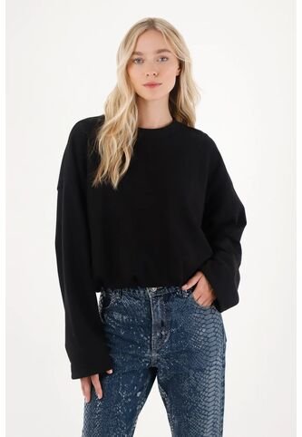 Tennis Buzo Cerrado Negro Para Mujer Tennis