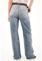 Tennis Jean Wide Leg Tiro Alto Con Lavado Degradé Para Mujer de Tennis
