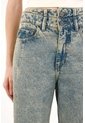 Tennis Jean Slouchy Con Doble Pretina Azul Para Mujer de Tennis