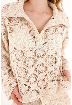 Tennis Buzo Crudo Tejido En Frente Para Mujer