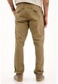 Pantalón Recto Con Cordón En Pretina Café Para Hombre de Tennis