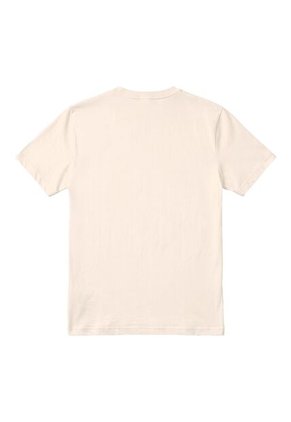 Tennis Camiseta Regular Con Mini Gráfico Cítrico En Algodón Crema Para Mujer