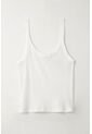 Tennis Camiseta De Tiras Ajustada Blanca Para Mujer de Tennis