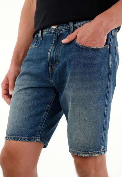 Bermuda Azul Nudy Para Hombre