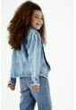 Chaqueta Para Niña En Jean Tipo Blazer de Tennis