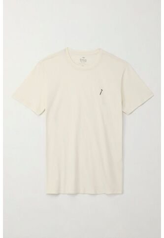 Tennis Camiseta Básica Con Mini Print Crudo Para Hombre Tennis