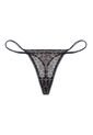 Panty Tipo Tanga Con Encaje Y Estampado Animal Print Para Mujer de Tennis