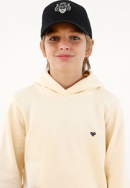 Gorra Negra Con Bordado Para Niño