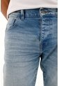 Tennis Jean Skinny De Tiro Medio Con Arrugas 3D Para Hombre de Tennis