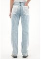 Tennis Jean Recto Tiro Medio Azul Claro Para Mujer de Tennis