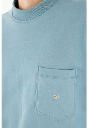 Buzo Oversize Azul Para Hombre