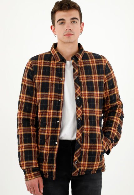 Chaqueta Doble Faz Negra Para Hombre