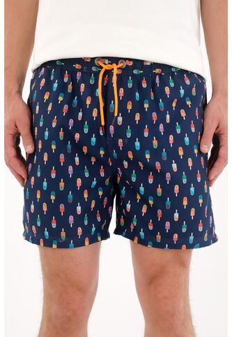 Tennis Pantaloneta De Baño Con Estampado De Paletas Para Hombre Tennis