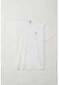 Tennis Camiseta Básica Con Mini Print Blanca Para Hombre de Tennis