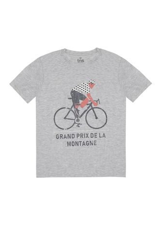 Tennis Camiseta Cuello Redondo Con Estampado Para Hombre Tennis