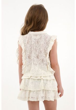 Camiseta Tela Bordada Curdo Para Niña